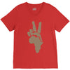 peace to africa V-Neck Tee