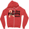 No One Fights Alone Zipper Hoodie