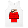 snoopy parody pug w Tank Top