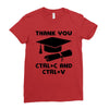 Thank You Ctrl+C And Ctrl+V Ladies Fitted T-Shirt