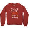 my favorite season is the fall of the patriarchy Crewneck Sweatshirt