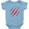 red strong Baby Bodysuit