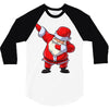 Santa Dabbing 3/4 Sleeve Shirt