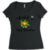 world's best grandma Women's Triblend Scoop T-shirt