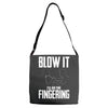 alien blow it fingering Adjustable Strap Totes