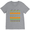 halloween ugly sweater tn featured V-Neck Tee