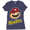 plumbers Ladies Fitted T-Shirt