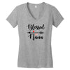 Blessed Nana Women's V-Neck T-Shirt