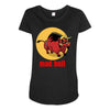 mad bull Maternity Scoop Neck T-shirt