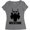 wolverine 2 Women's Triblend Scoop T-shirt