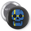 sweden till i die Pin-back button