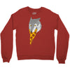 pizza wolf Crewneck Sweatshirt