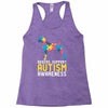 boxers support autism awareness Racerback Tank