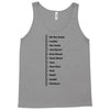Beard Growth Scale Tank Top
