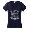 geek life Women's V-Neck T-Shirt