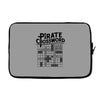 pirate crossword Laptop sleeve