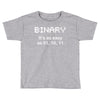 binary geek t shirt 2xl code funny pixels nerdy cpu linux programmer n Toddler T-shirt