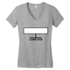 computer Women's V-Neck T-Shirt