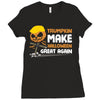 Trumpkin Make Halloween Great Again Ladies Fitted T-Shirt