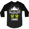 Floss Like A Boss 3/4 Sleeve Shirt