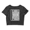 qr composition Crop Top