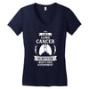 I am a Lung Cancer Survivor - What's Your Superpower? Women's V-Neck T-Shirt