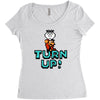 turn up Women's Triblend Scoop T-shirt