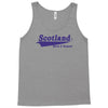 scotland born and raised retro white &amp; navy international country Tank Top