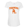 tebowing trending Maternity Scoop Neck T-shirt