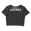 Life Begins at Forty 1978 the Birth of Legends Crop Top