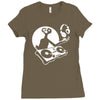 dj et hacke musik Ladies Fitted T-Shirt