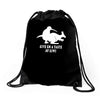 funny rude taste of kiwi Drawstring Bags