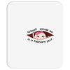 February Peeking Out Asian Baby Girl Mousepad