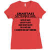 Smartass September Girl Ladies Fitted T-Shirt