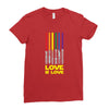 Lightsaber Rainbow Ladies Fitted T-Shirt