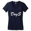 dogs Women's V-Neck T-Shirt