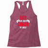 dad by day gamer by night gaming Racerback Tank