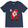 Santa Dabbing V-Neck Tee