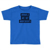 animals are not ingredients Toddler T-shirt