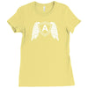 wings letter a Ladies Fitted T-Shirt