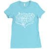 christ denied logo Ladies Fitted T-Shirt