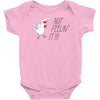 not feelin' it Baby Bodysuit