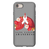 lung cancer awaneress iPhone 8 Case