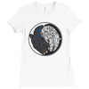 sci fi yin yang Ladies Fitted T-Shirt