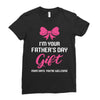 I'm Your Father's Day Gift Mom Says You're Welcome Baby Girl Ladies Fitted T-Shirt