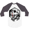 skull hexagon 3/4 Sleeve Shirt