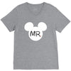 Mr. and Mrs. Matching V-Neck Tee