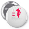 eat sleep battlefield Pin-back button