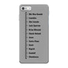 Beard Growth Scale iPhone 7 Case