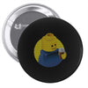 ugly lego drink coffee Pin-back button